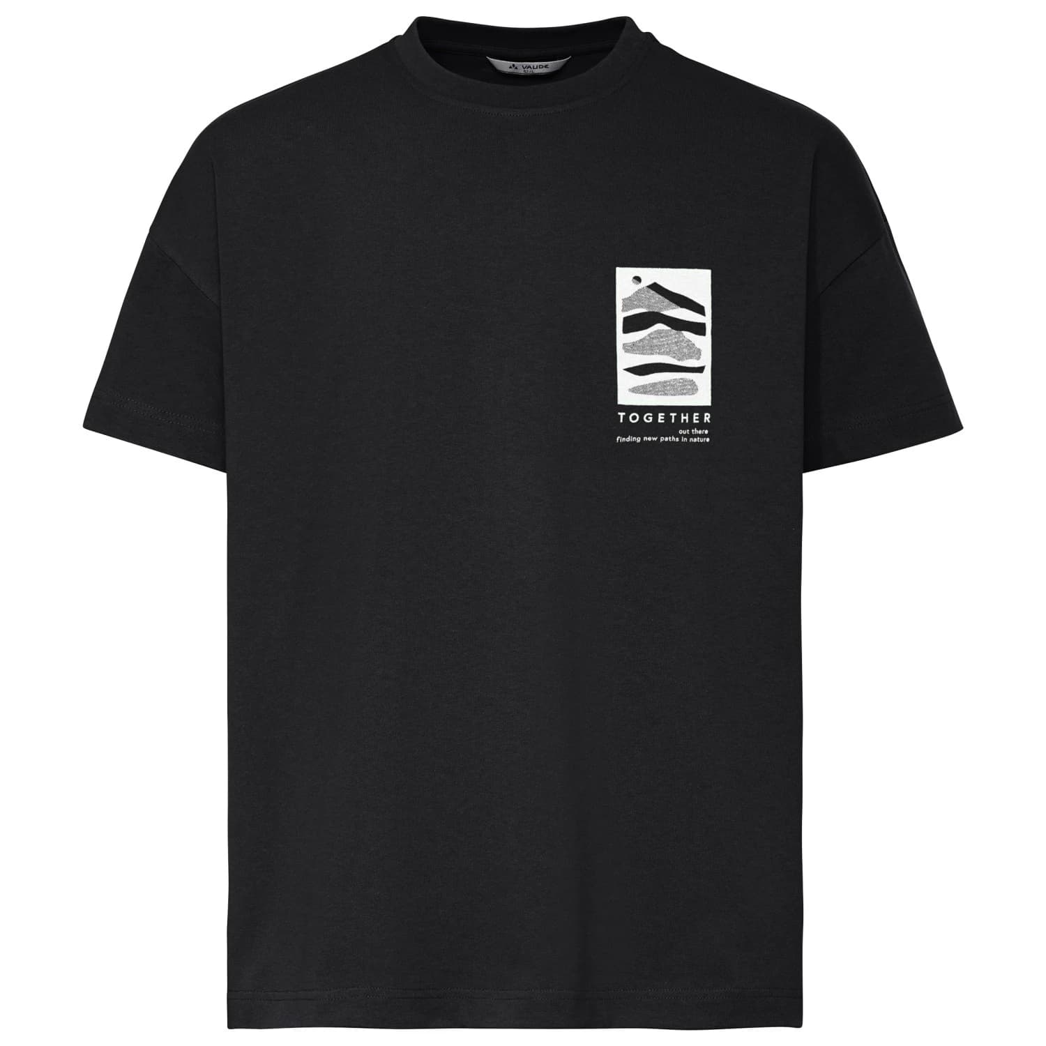 Мъжка тениска Vaude Redmont Heavyweight T-Shirt - Black
