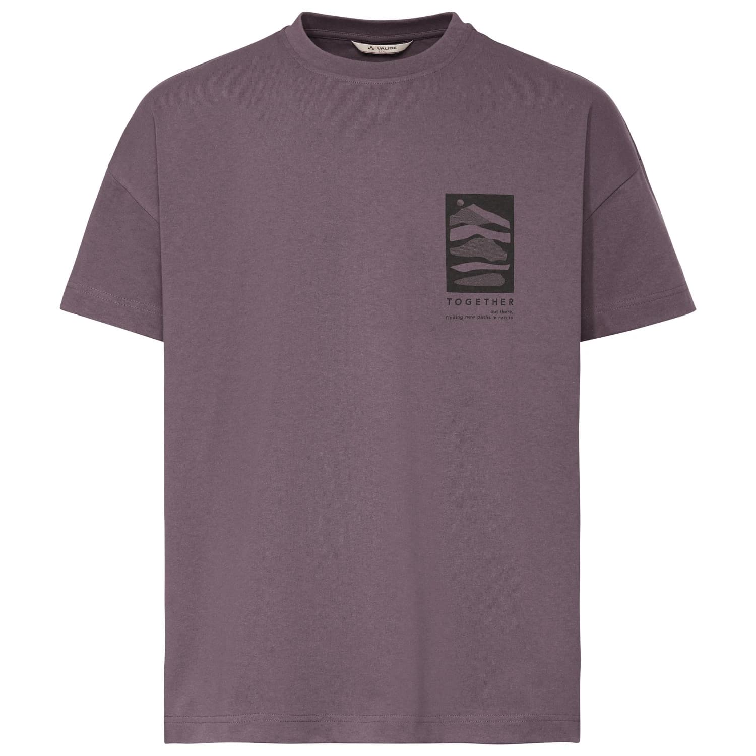 Мъжка тениска Vaude Redmont Heavyweight T-Shirt - Purple Ash