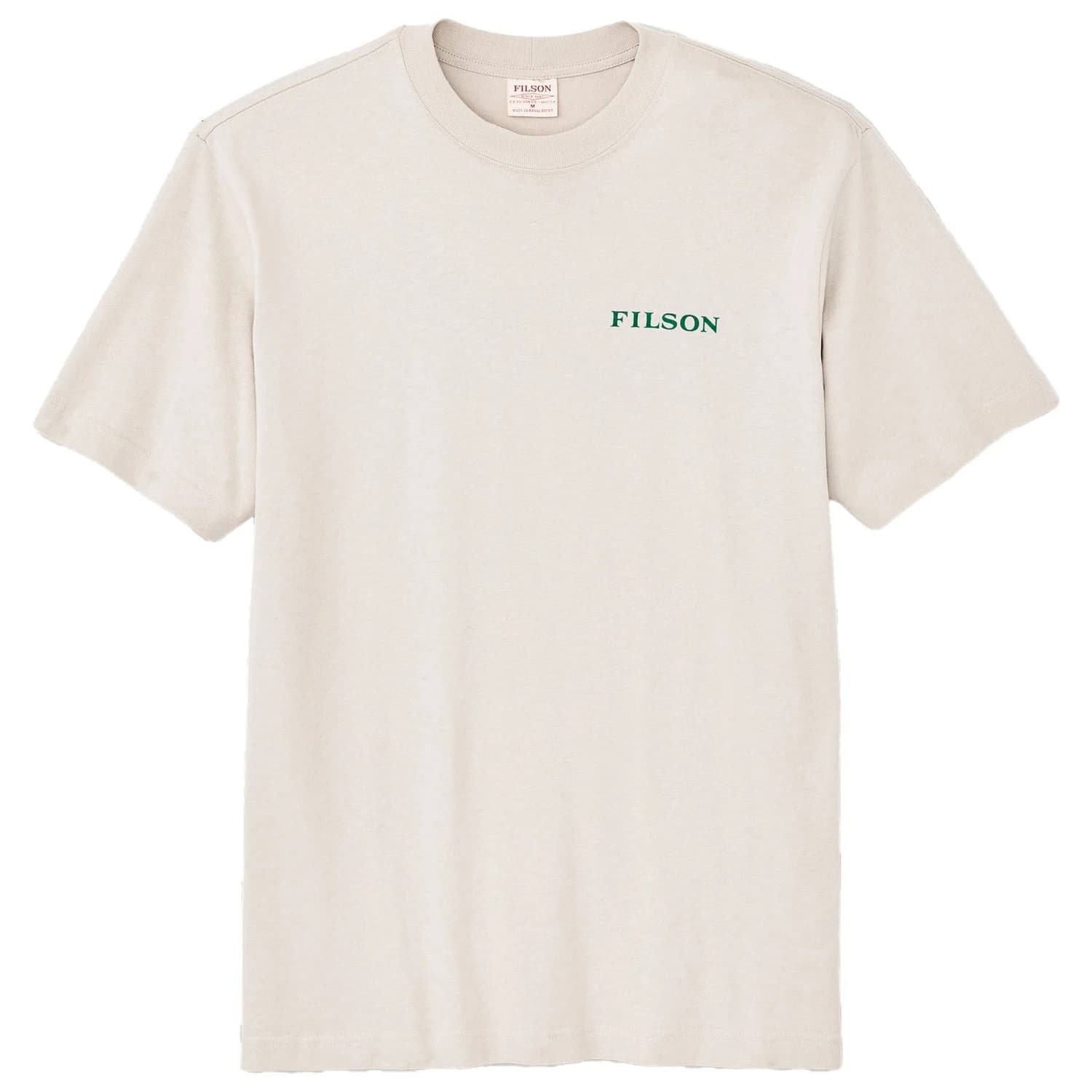 Мъжка тениска Filson S/S Frontier Logo T-Shirt - Cliff Gray / Scenic Mark
