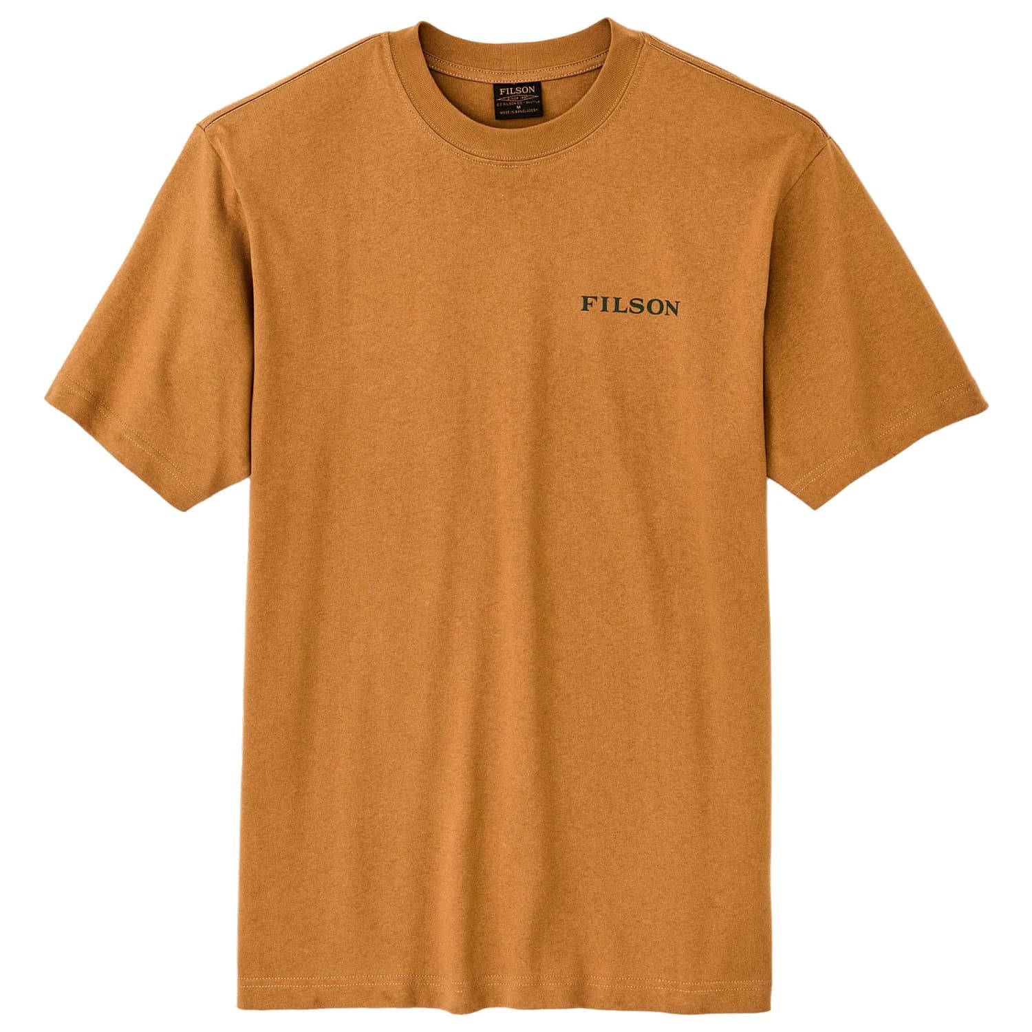 Мъжка тениска Filson S/S Frontier Logo T-Shirt - Golden Tan / Scenic Mark