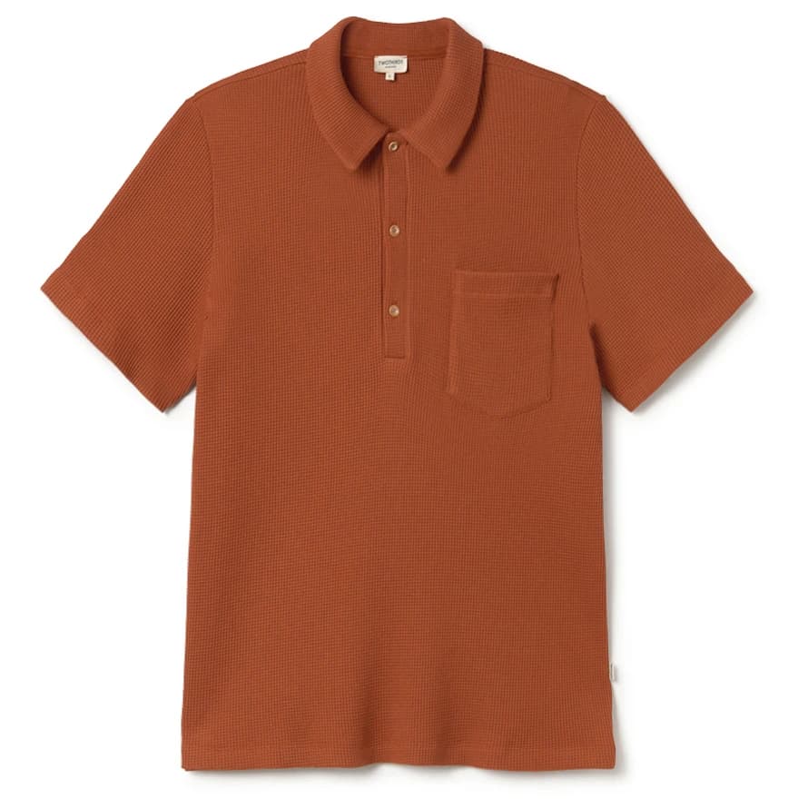 Мъжка поло тениска TWOTHIRDS Canning Polo shirt - Coconut Shell