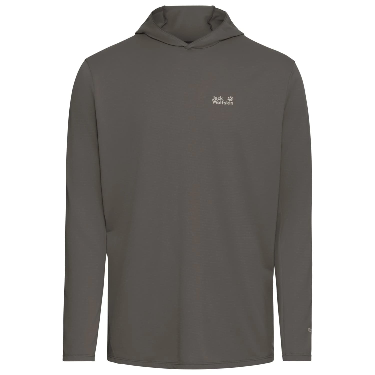 Мъжка спортна тениска Jack wolfskin Prelight Suncool Hoody Sport shirt - Flint
