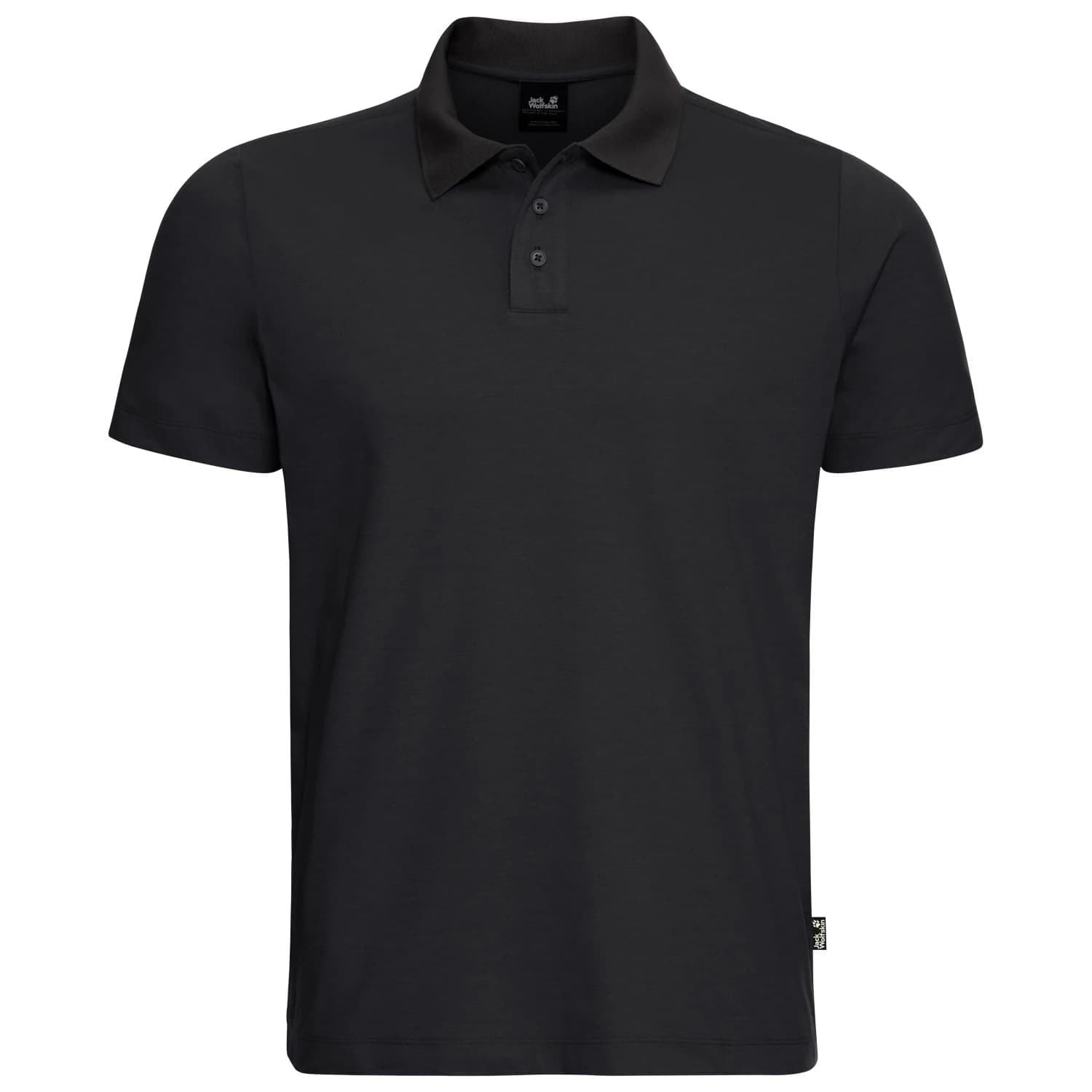 Мъжка поло тениска Jack wolfskin Travel Polo shirt - Black