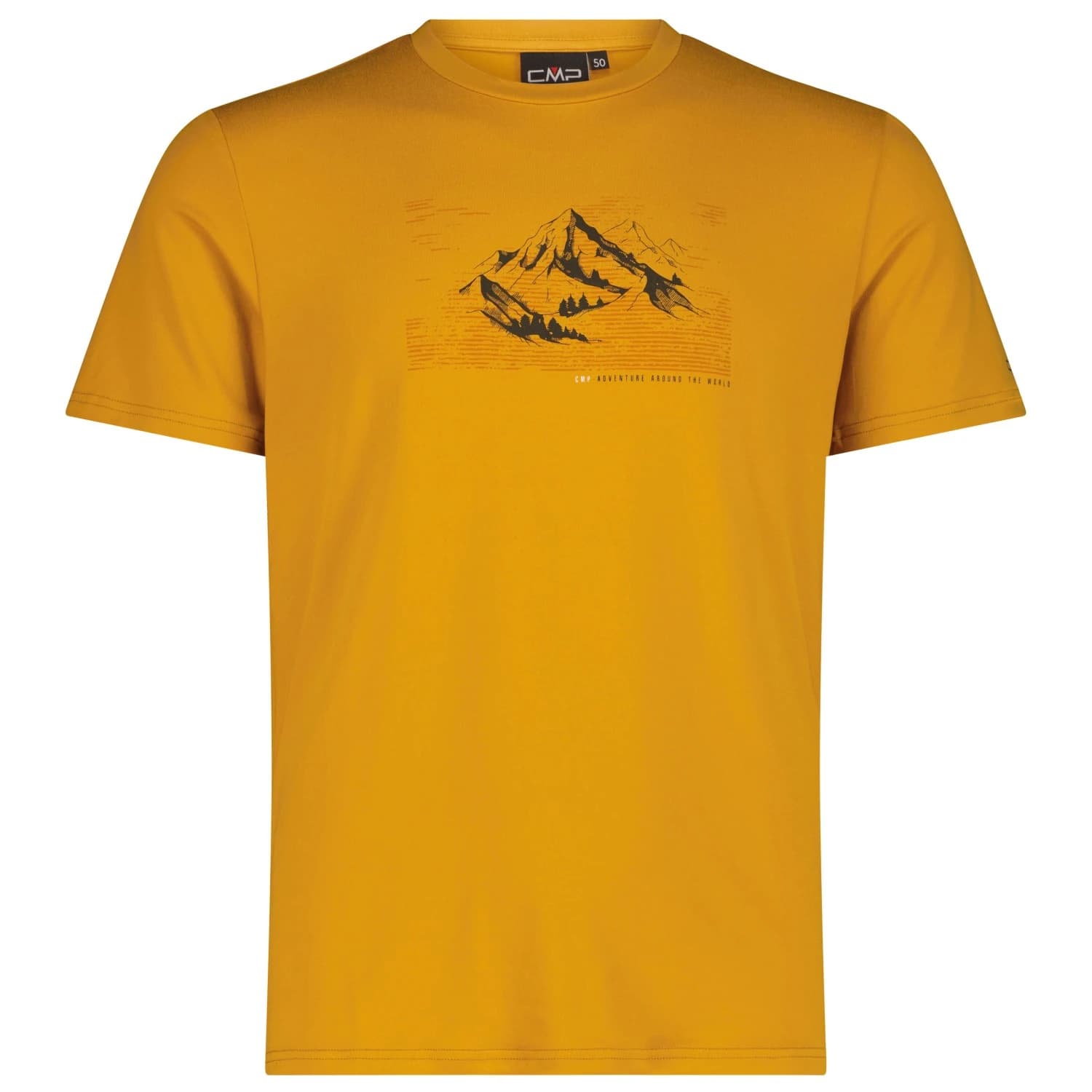 Мъжка спортна тениска CMP S/S T-Shirt Sport shirt - Curcuma