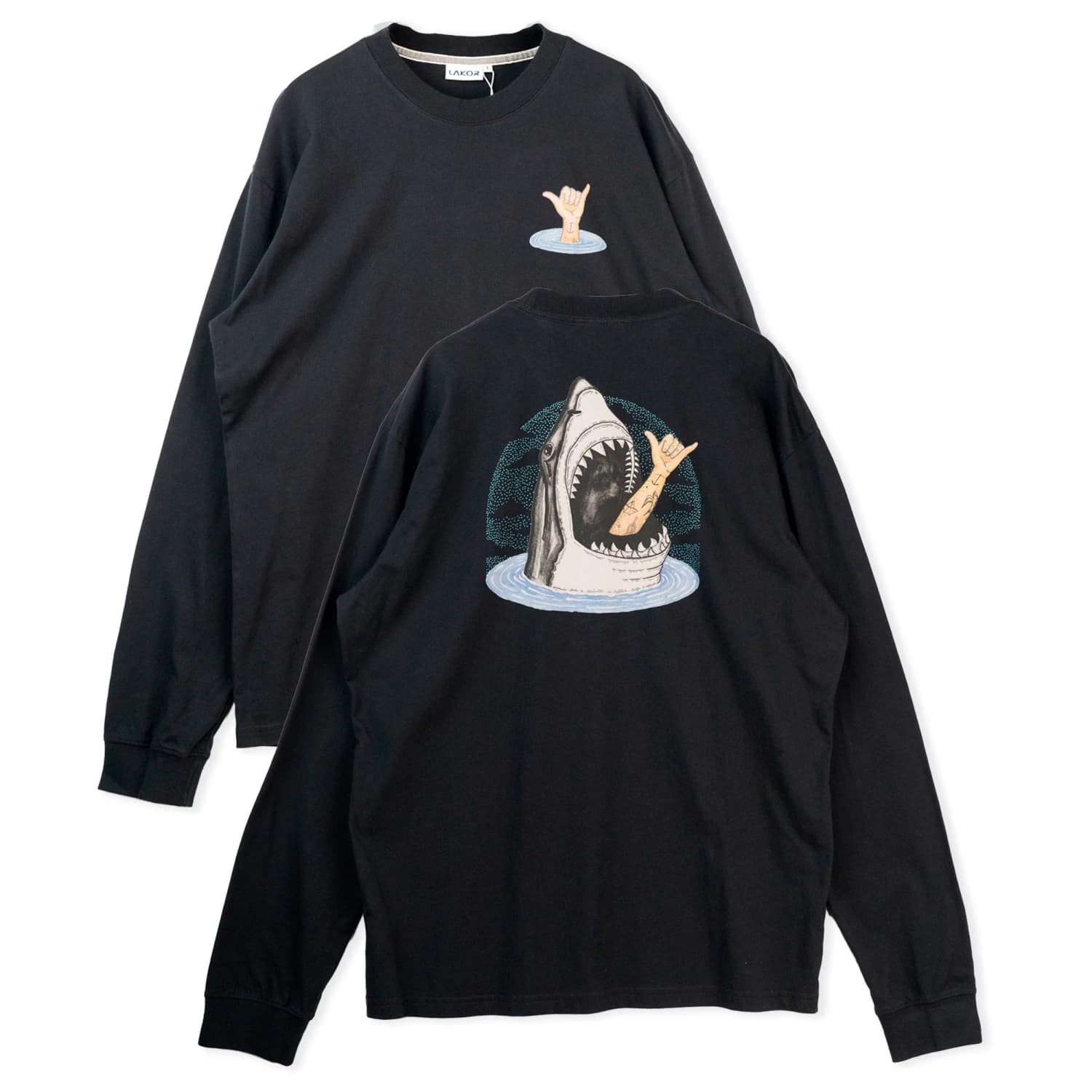 Мъжка блуза с дълъг ръкав LAKOR L/S Back Attack T-Shirt Longsleeve - Moonless Night
