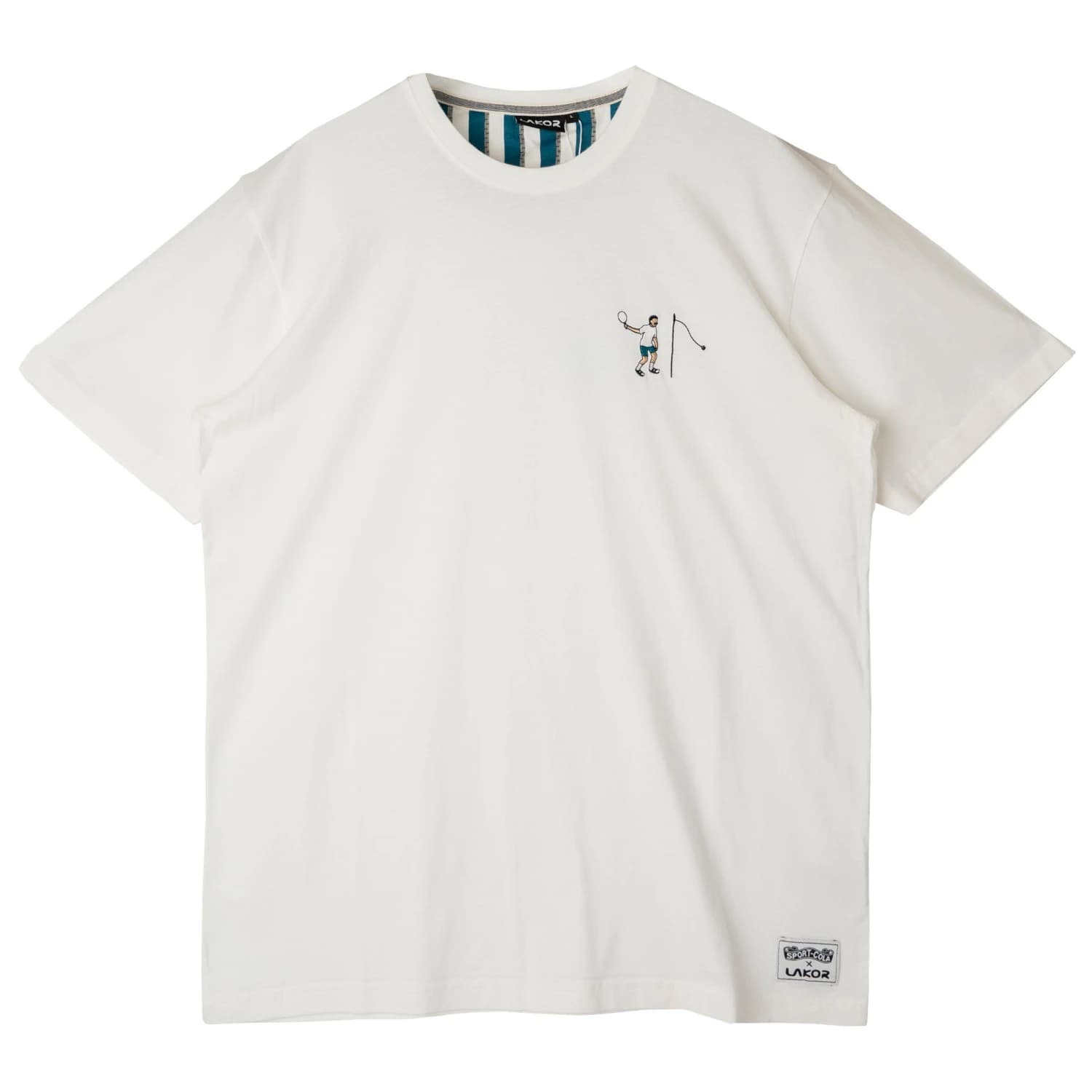 Мъжка тениска LAKOR Mini Tennis Player T-Shirt - Star White