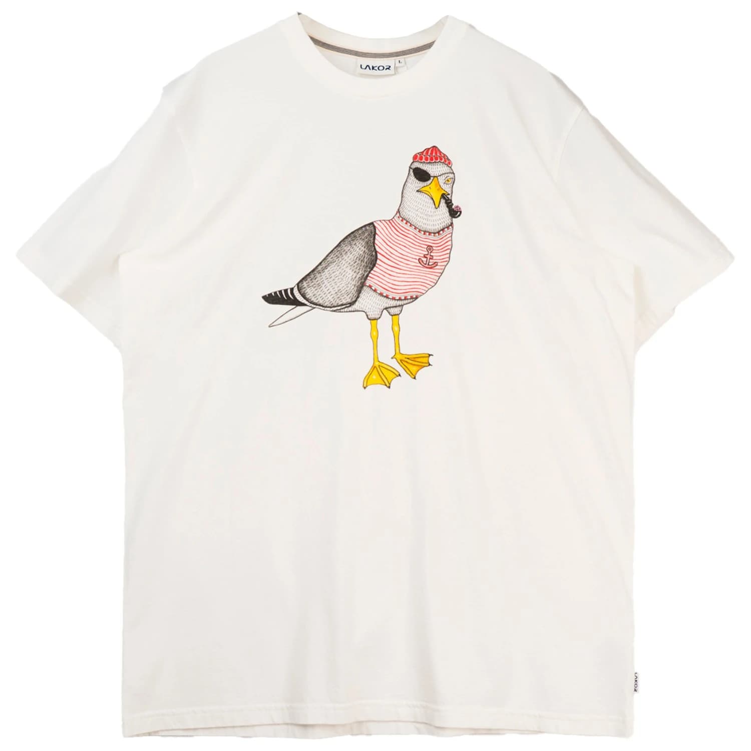 Мъжка тениска LAKOR Seaborn Seagull T-Shirt - Star White