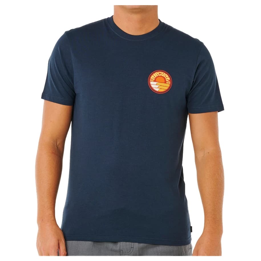 Мъжка тениска Rip Curl Pacific Rinse Stacked Tee T-shirt - Dark Navy