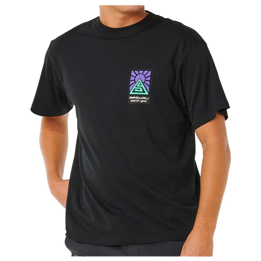 Мъжка тениска Rip Curl Search Dawn Tee T-shirt - Black