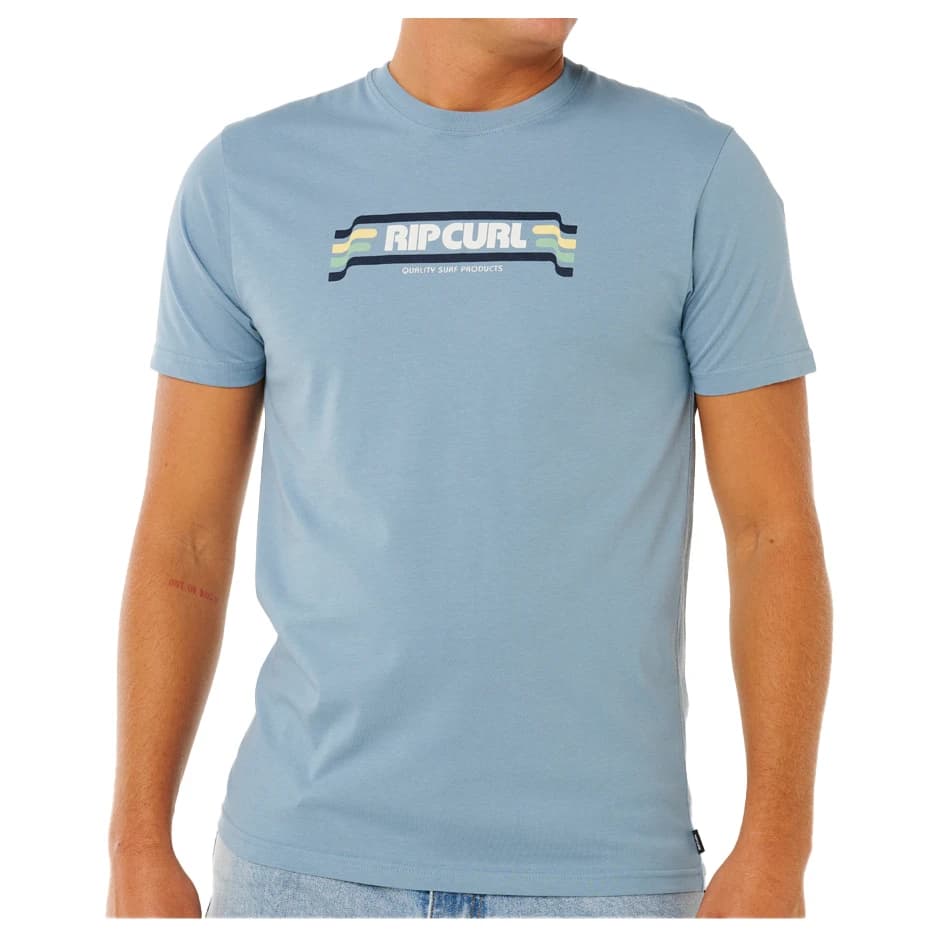 Мъжка тениска Rip Curl Yo Mumma Tee T-shirt - Faded Denim