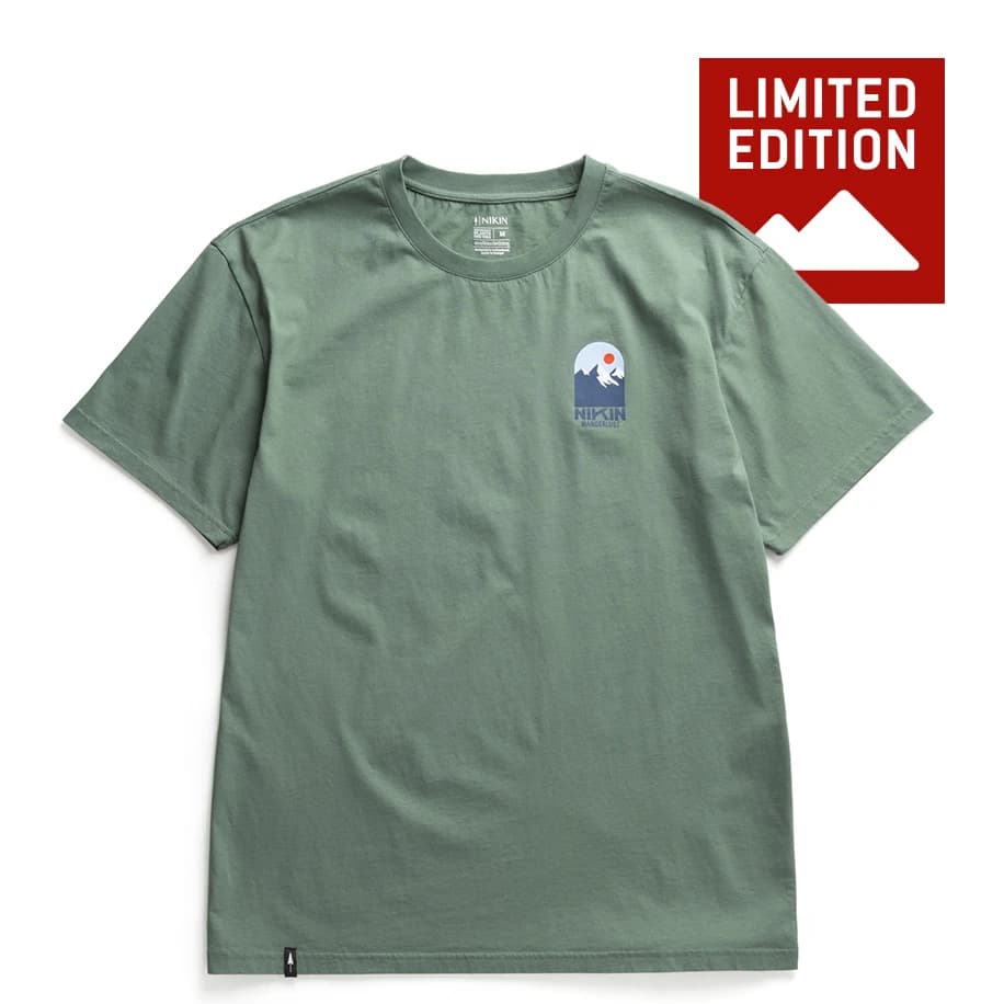 Тениска NIKIN TreeShirt Wanderlust Relaxed Exclusive T-shirt - Sage