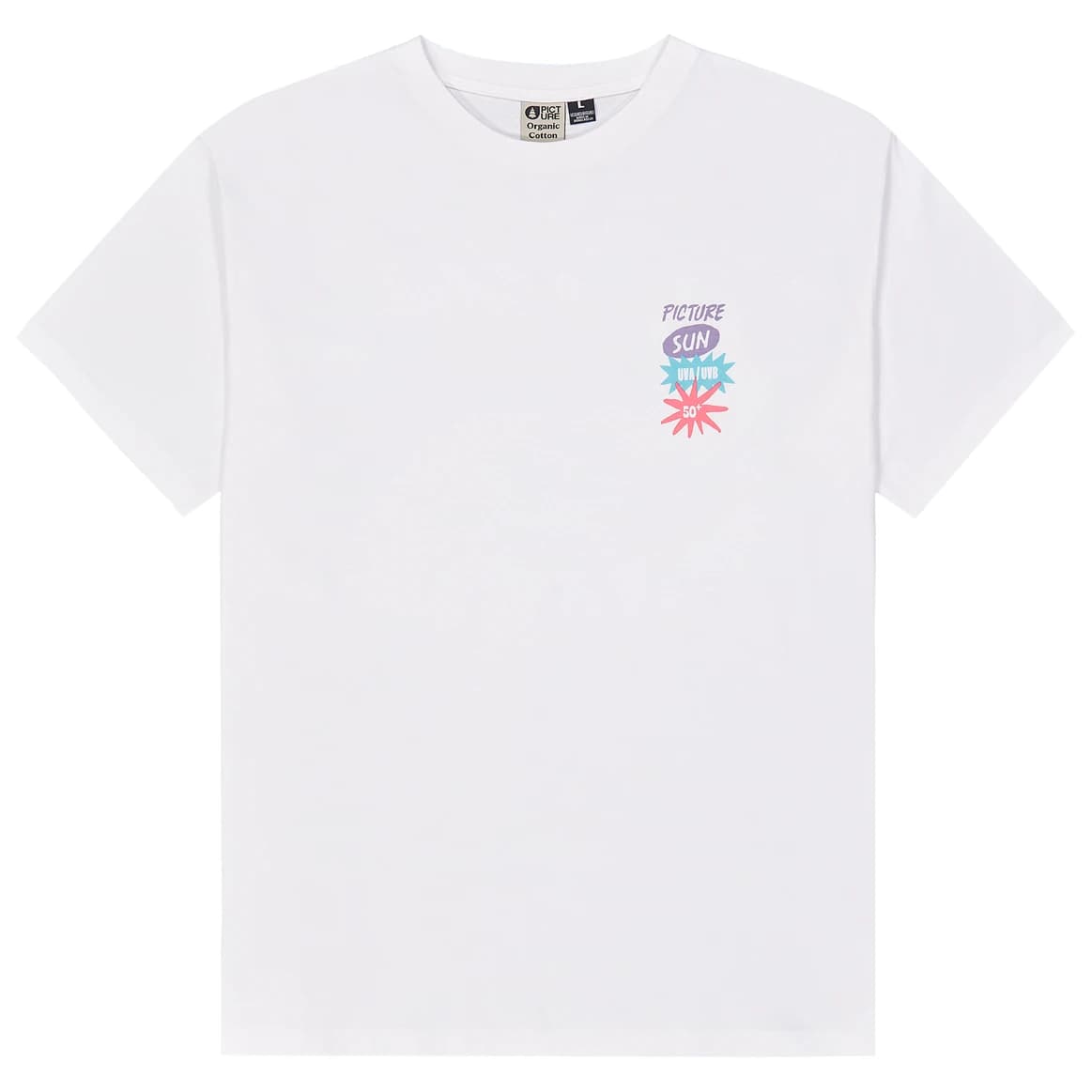 Мъжка тениска Picture Endako Tee T-shirt - White