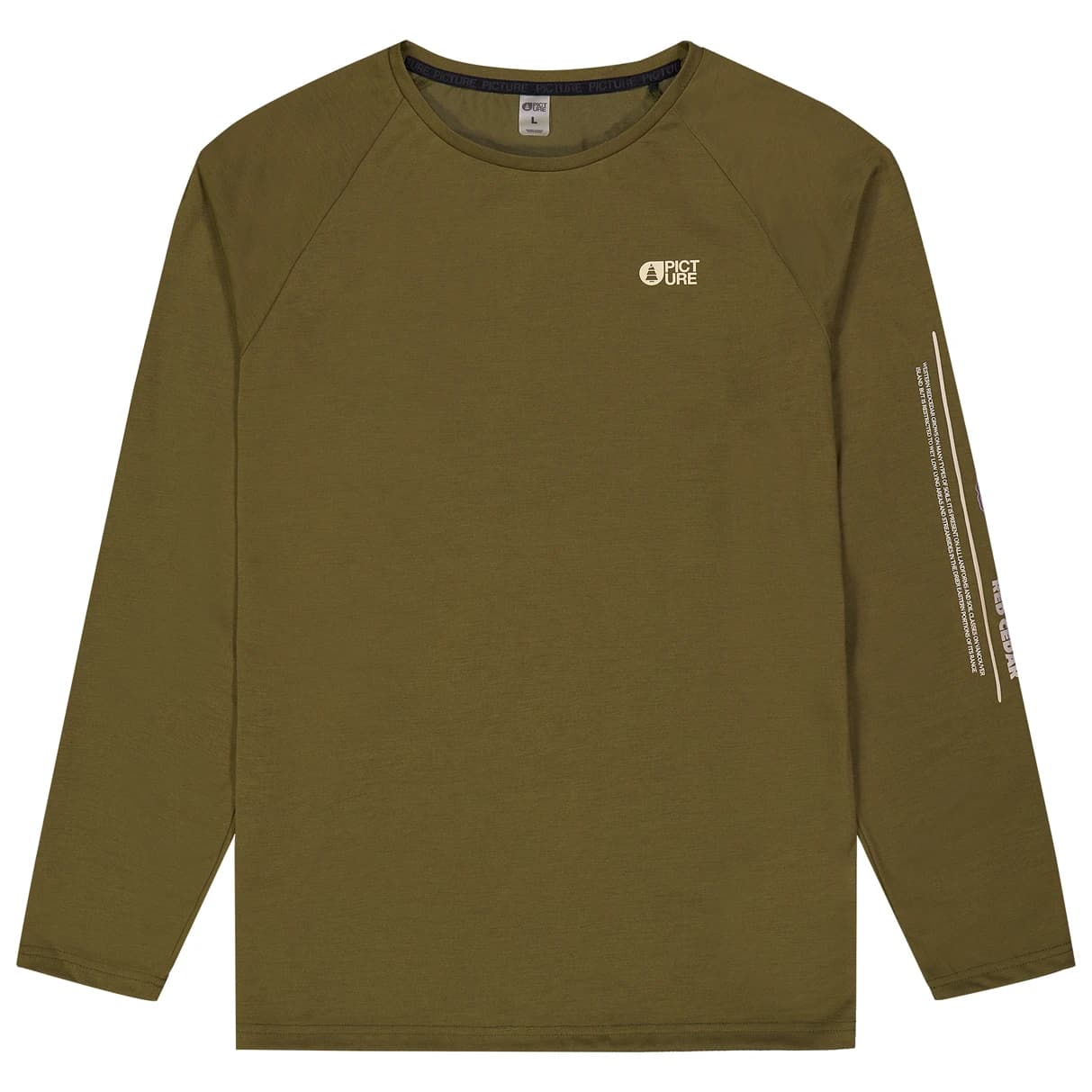 Мъжка спортна тениска Picture Timont L/S Tech Tee Sport shirt - Tobacco