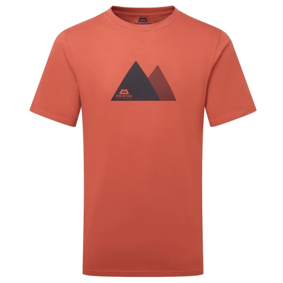 Мъжка тениска Mountain equipment Twin Peaks Tee T-shirt - Etruscan Red