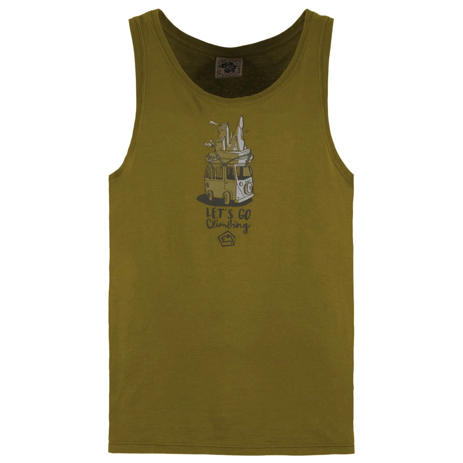 Мъжки потник с широка презрамка E9 1Golden Tank top - Caramel