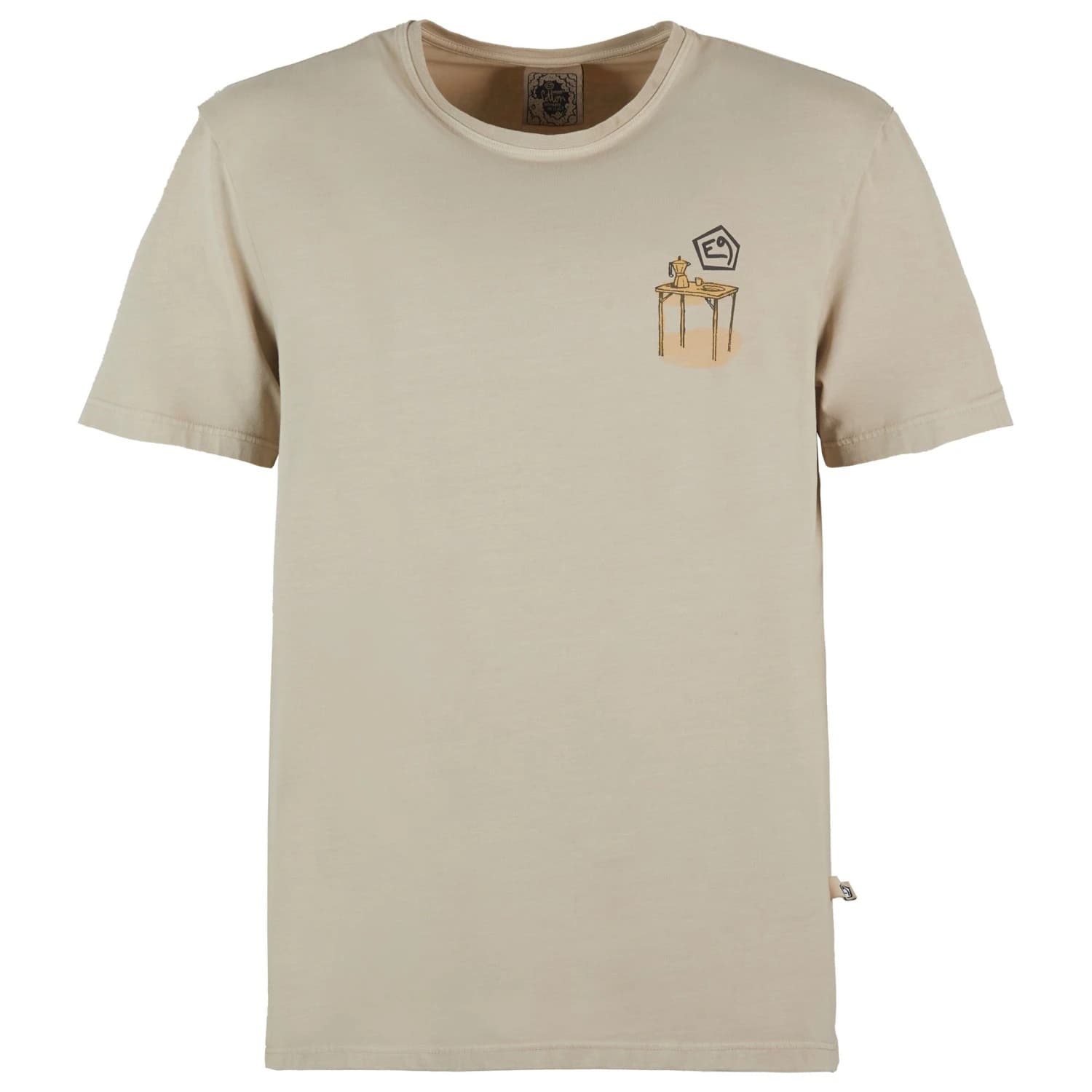 Мъжка тениска E9 Table T-shirt - Oat
