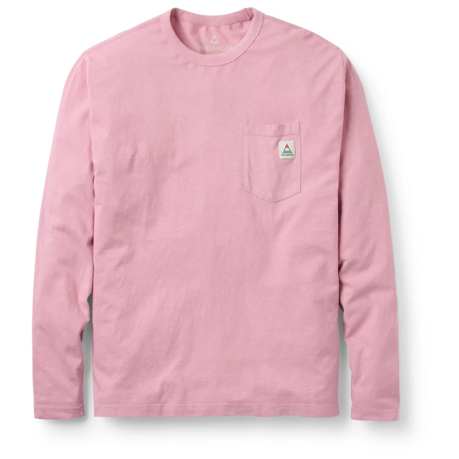 Мъжка блуза с дълъг ръкав Passenger Heritage Recycled Relaxed Fit L/S T-Shirt Longsleeve - Pink Haze