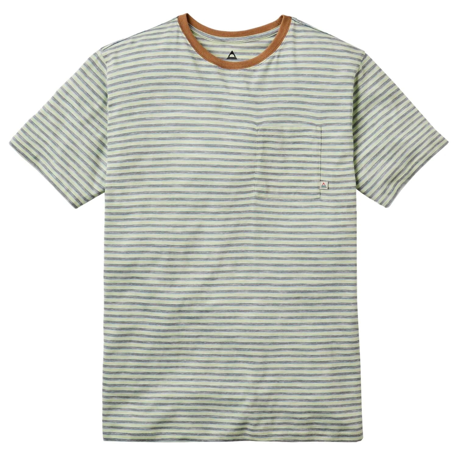 Мъжка тениска Passenger Sunscape Stripe Pocket T-Shirt - Seafoam