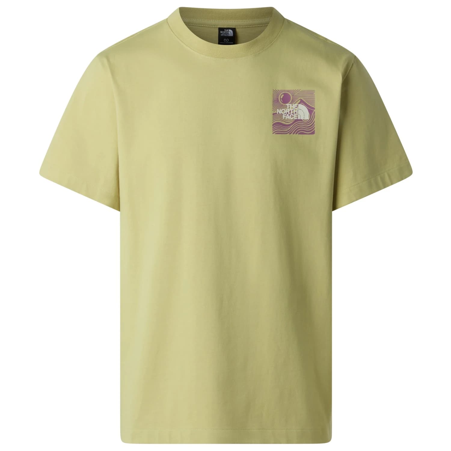 Мъжка тениска The North Face Mountain Escape Relaxed Short Sleeve Tee T-shirt - Pear