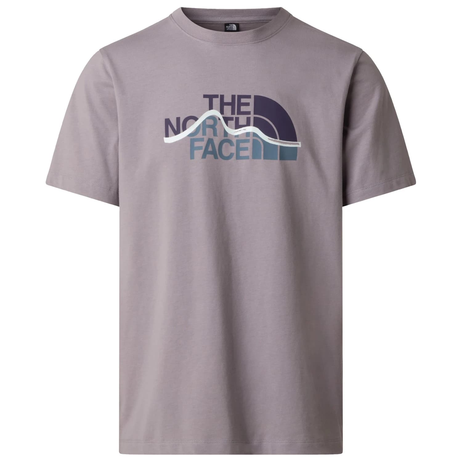 Мъжка тениска The North Face Mountain Line Short Sleeve Tee T-shirt - Transcendent Grey