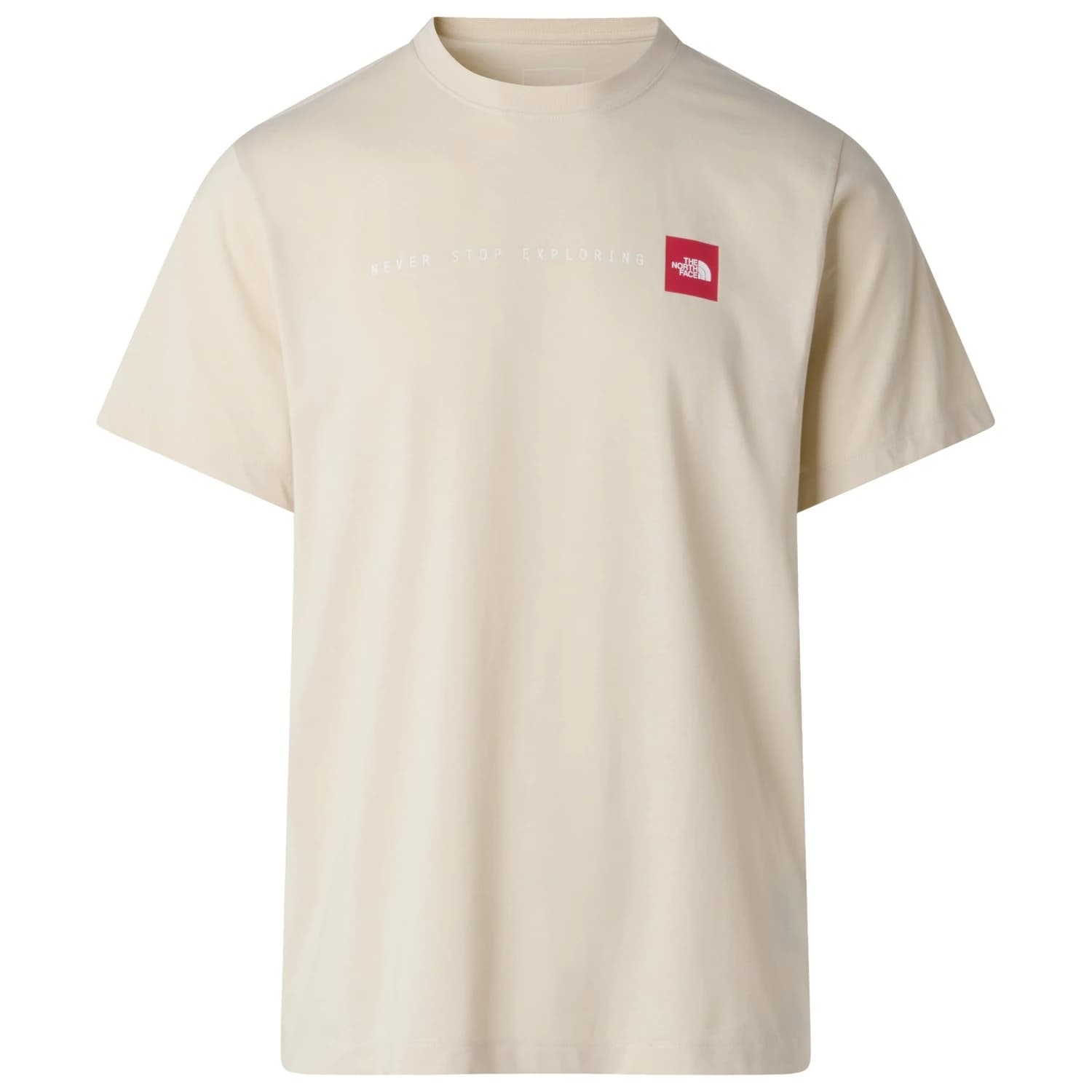 Мъжка тениска The North Face Never Stop Exploring Short Sleeve T-shirt - Desert Stone