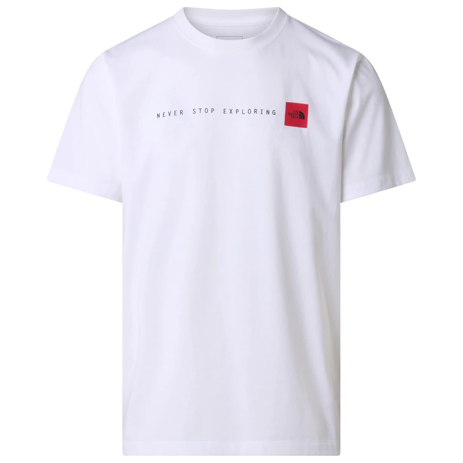 Мъжка тениска The North Face Never Stop Exploring Short Sleeve T-shirt - White