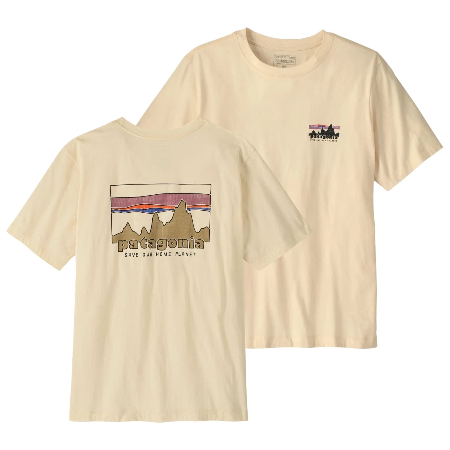 Мъжка тениска Patagonia 73 Skyline T-Shirt - Undyed Natural