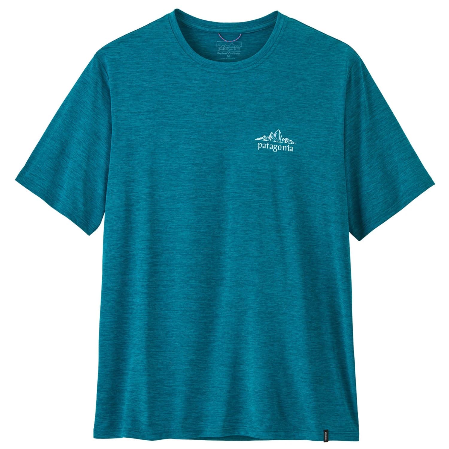 Мъжка спортна тениска Patagonia Cap Cool Daily Shirt Cloud Crag Sport shirt - Glacial Blue / Light Glacial Blue X-Dye