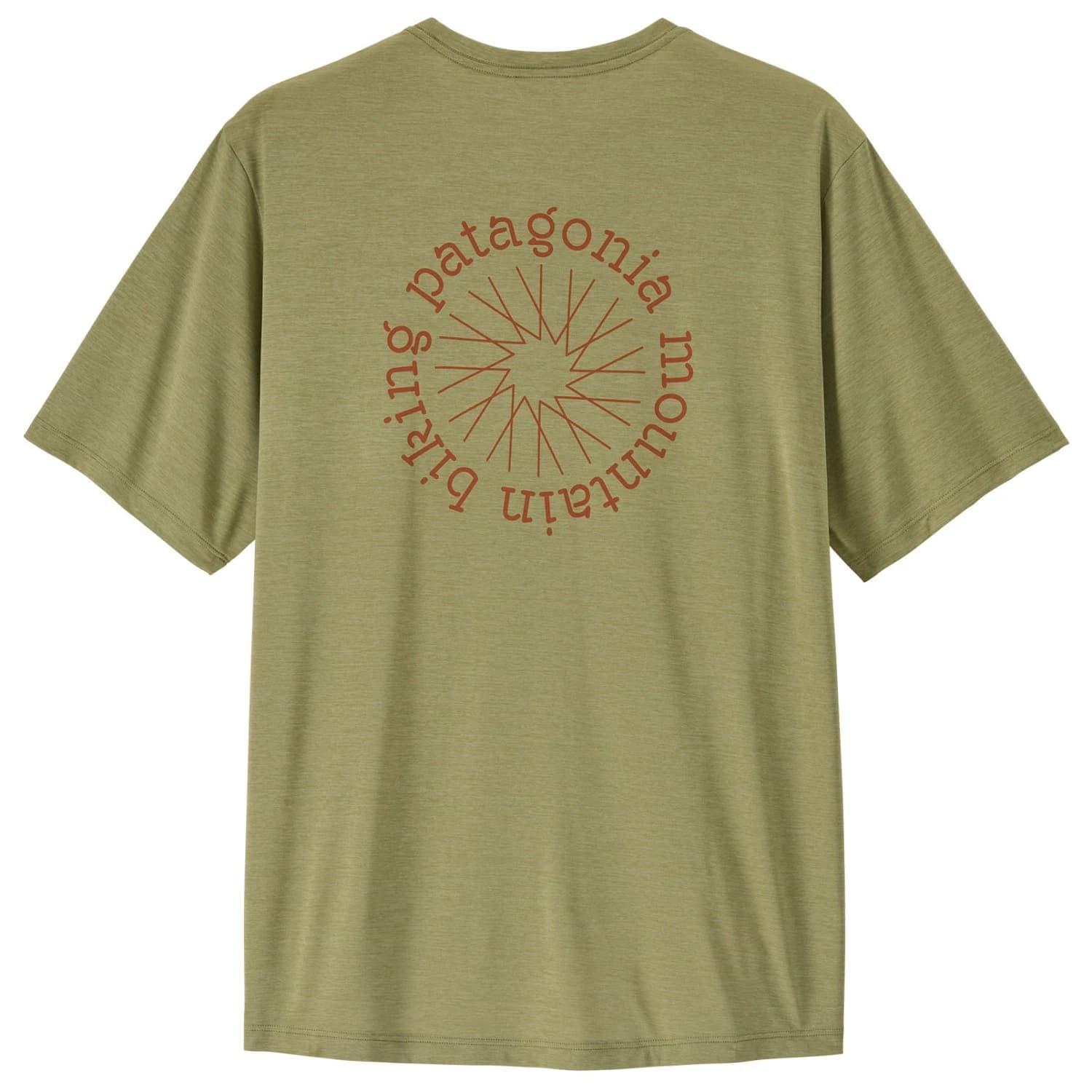 Мъжка спортна тениска Patagonia Cap Cool Daily Shirt Spoke Stencil Sport shirt - Gumtree Green / Light Gumtree Green X-Dye