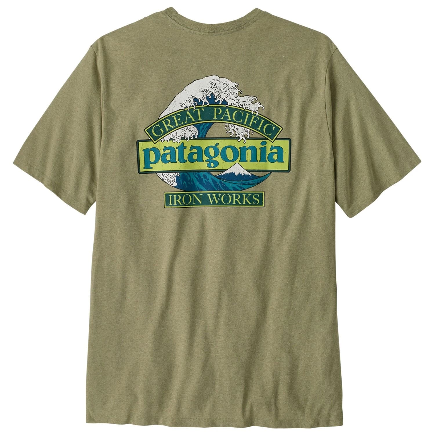 Мъжка тениска Patagonia Great Waves Responsibili-Tee T-shirt - Gumtree Green