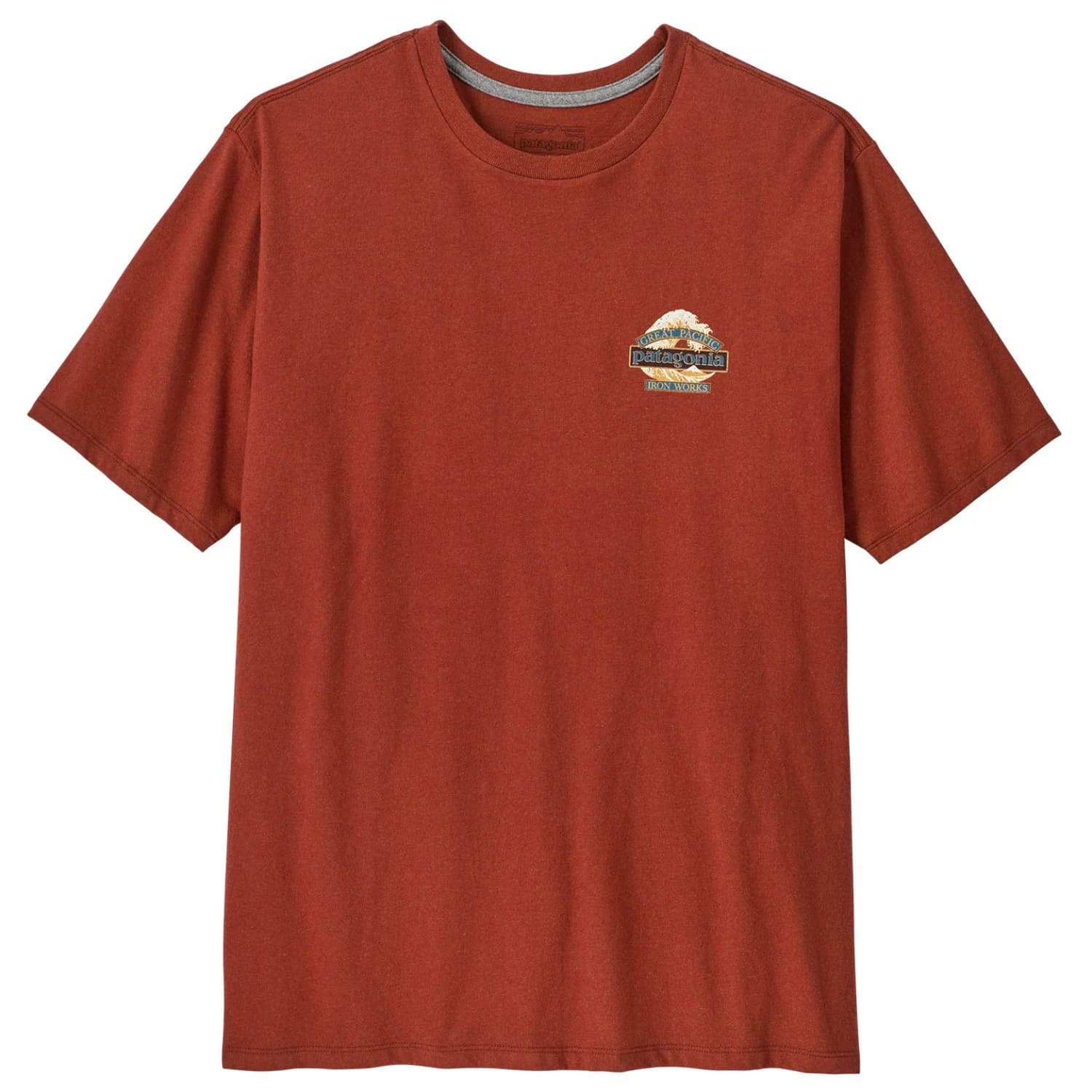 Мъжка тениска Patagonia Great Waves Responsibili-Tee T-shirt - Rusty Red