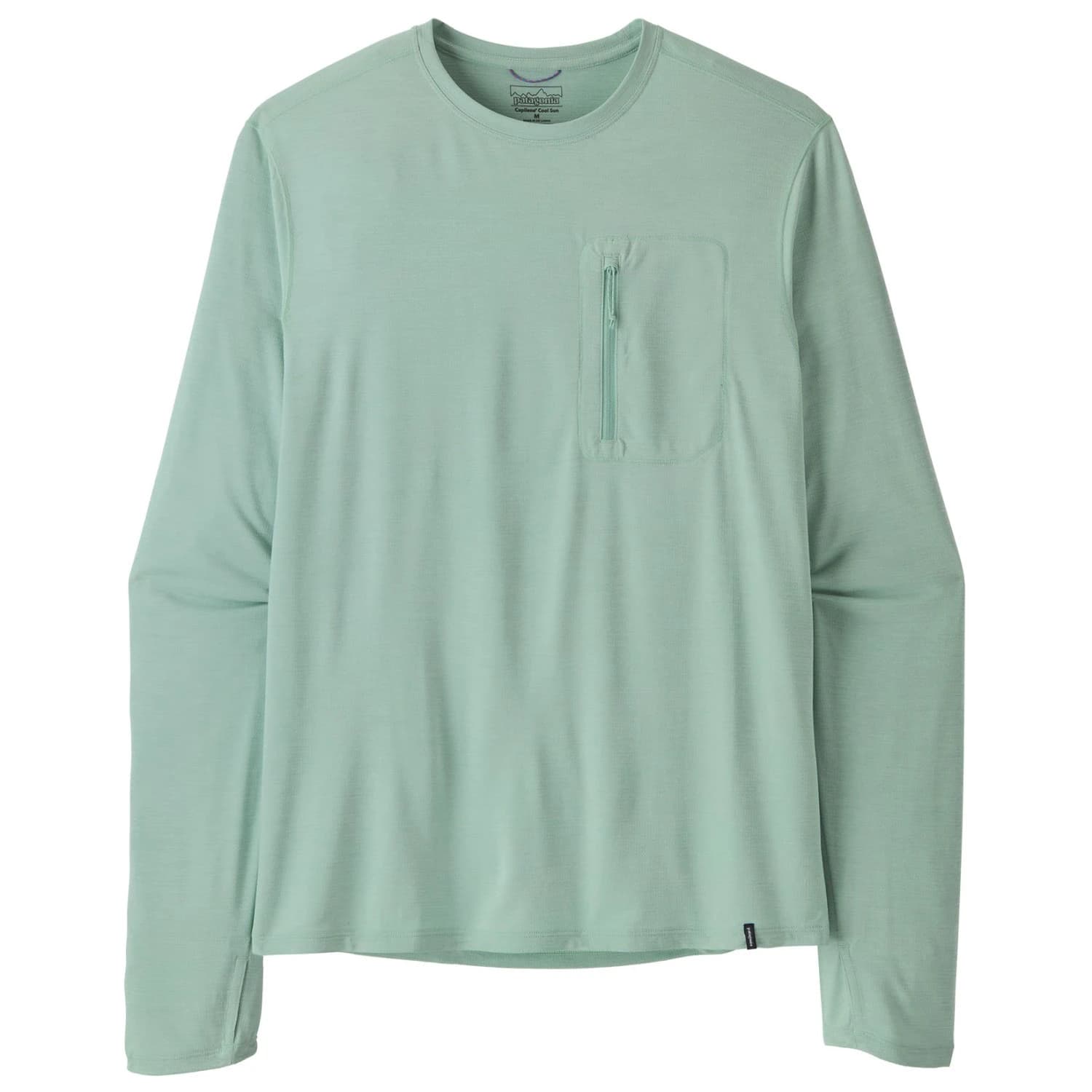 Мъжка спортна тениска Patagonia L/S Cap Cool Sun Shirt Sport shirt - Thermal Blue / Thin Ice X-Dye