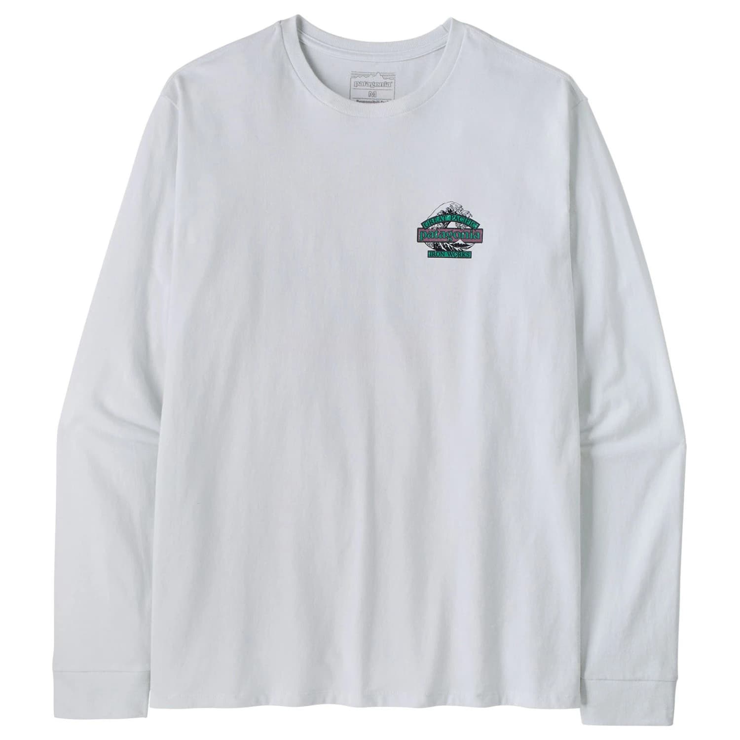 Мъжка блуза с дълъг ръкав Patagonia L/S Great Waves Responsibili-Tee Longsleeve - Fiber White