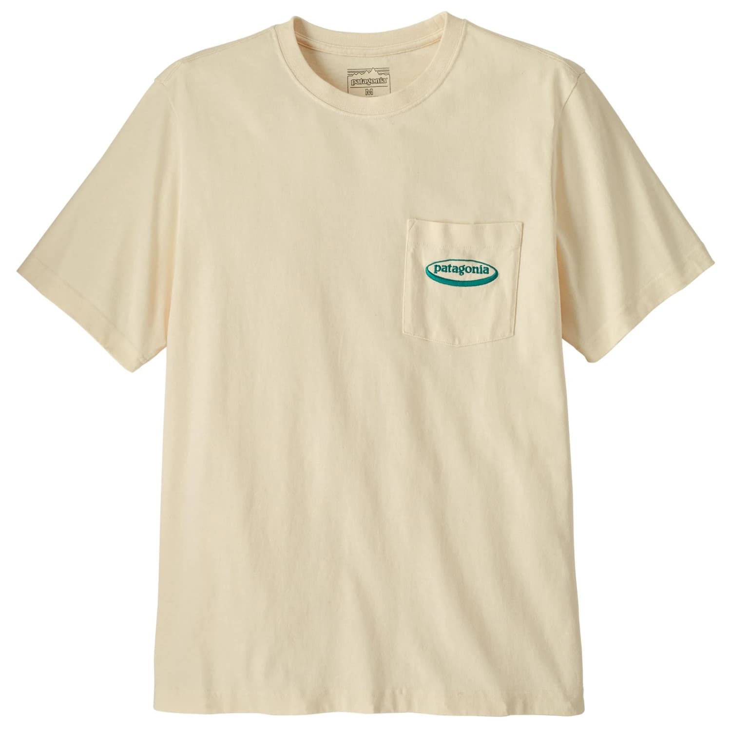Мъжка тениска Patagonia MW '95 Oval Logo Pocket Tee T-shirt - Undyed Natural
