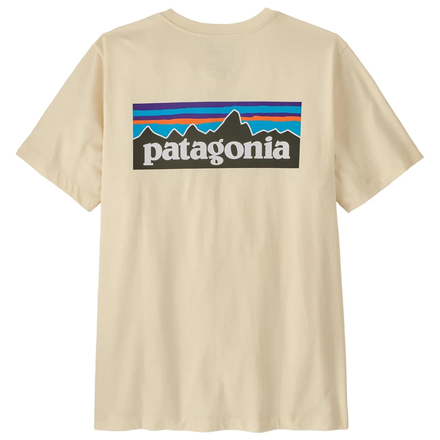 Мъжка тениска Patagonia P-6 Logo T-Shirt - Undyed Natural
