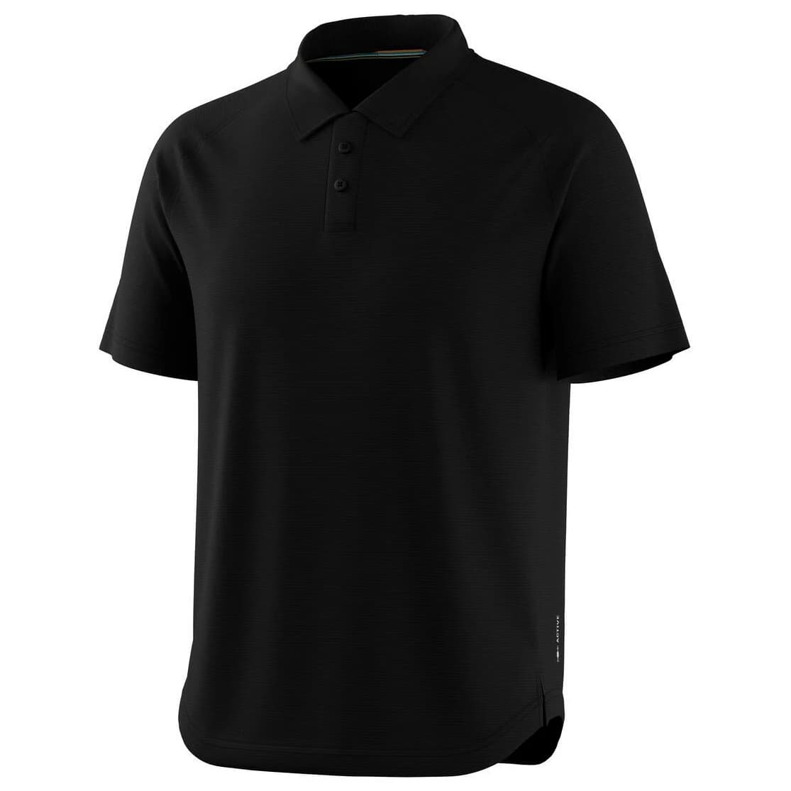 Мъжка мериносова блуза Smartwool Active Mesh Polo Merino shirt - Black