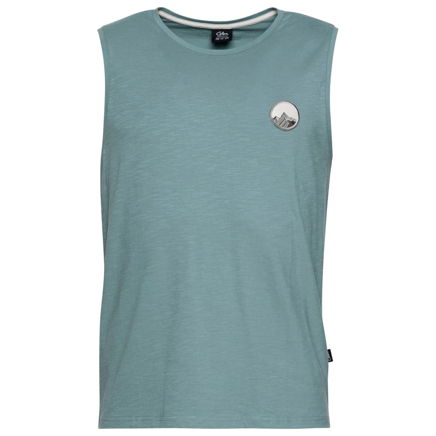 Мъжки потник с широка презрамка Chillaz Calanques Mountain Patch Tank top - Dark Arctic