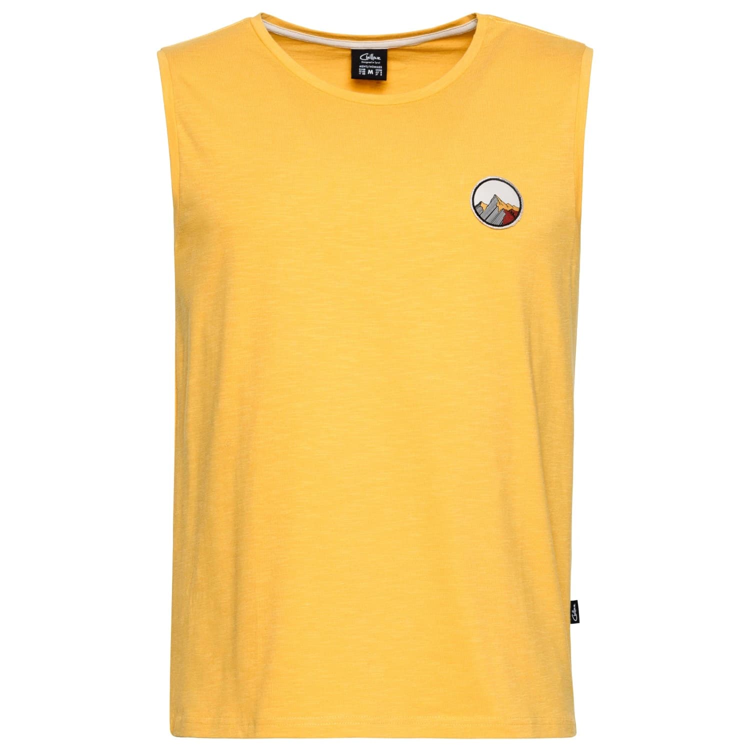 Мъжки потник с широка презрамка Chillaz Calanques Mountain Patch Tank top - Ochre