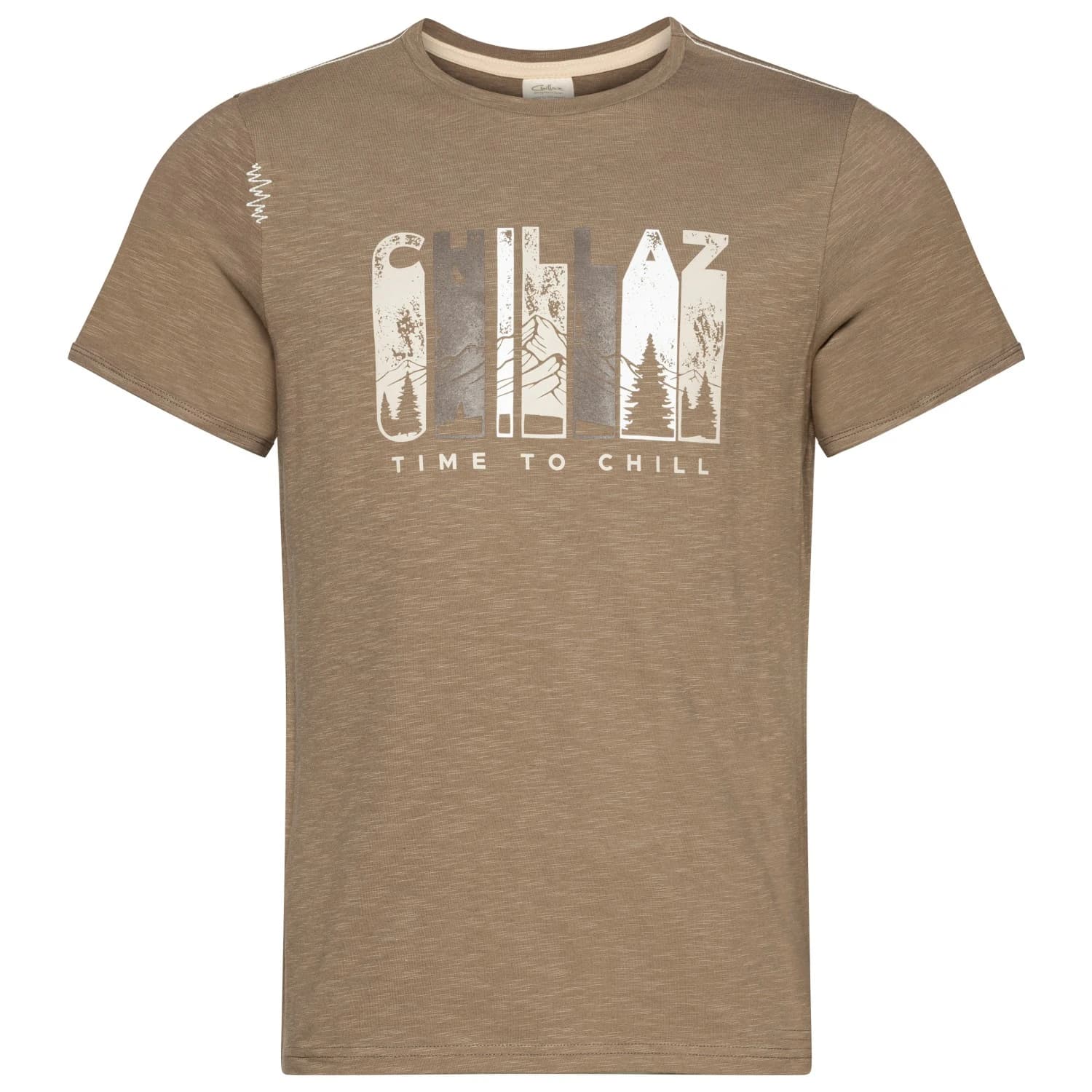 Мъжка тениска Chillaz Innsbruck Time To Chill T-shirt - Brown