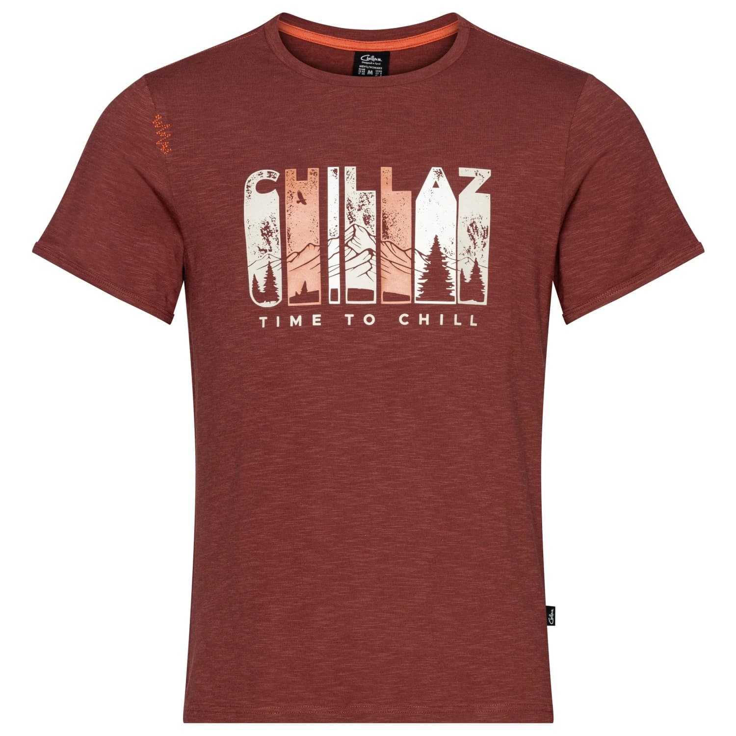 Мъжка тениска Chillaz Innsbruck Time To Chill T-shirt - Dark Red