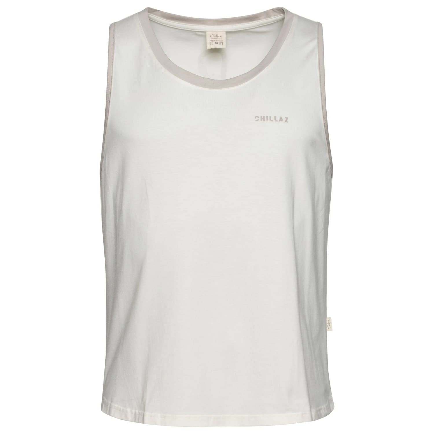 Мъжки потник с широка презрамка Chillaz Palau Carabiner Logo Tank top - Creme