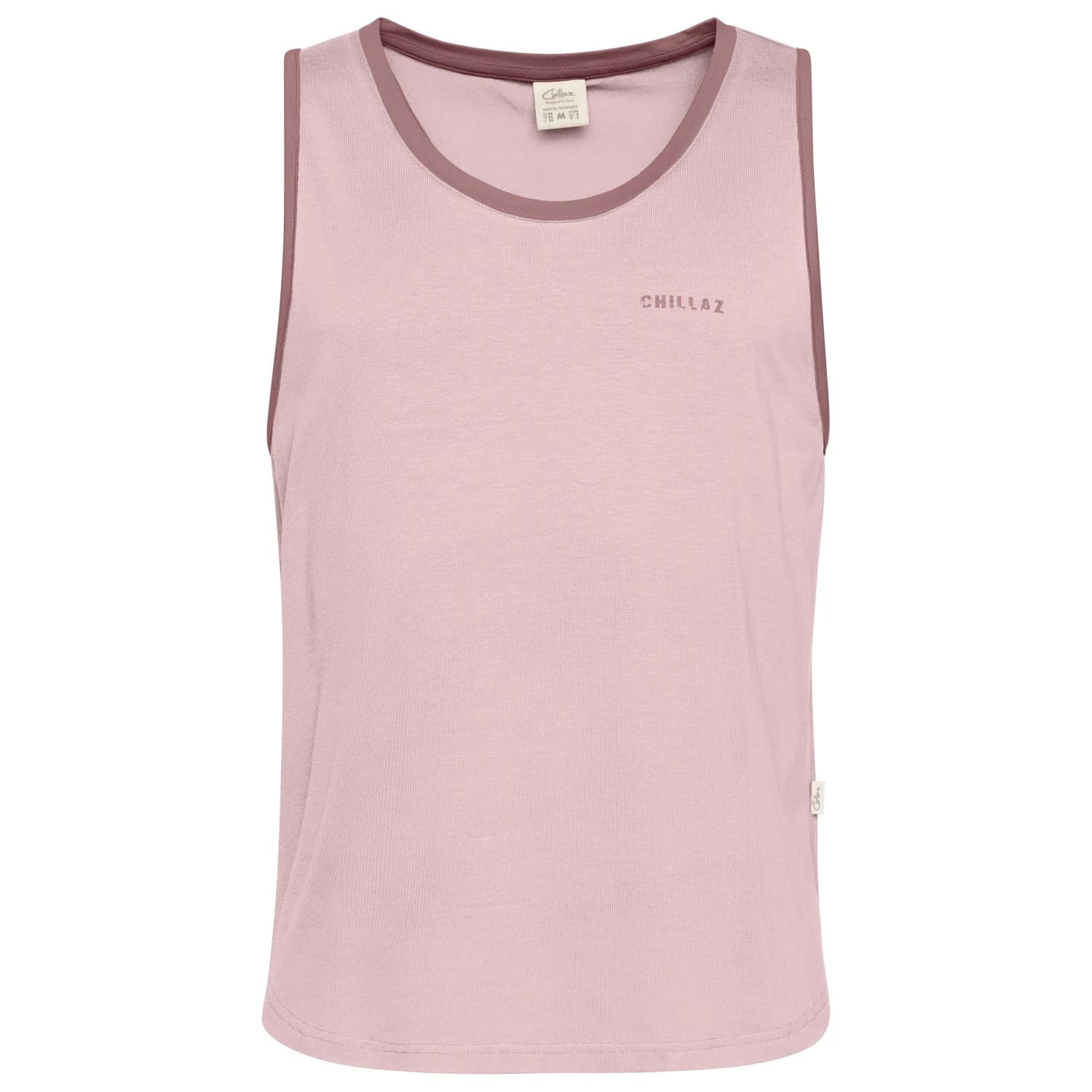 Мъжки потник с широка презрамка Chillaz Palau Carabiner Logo Tank top - Dusty Rose