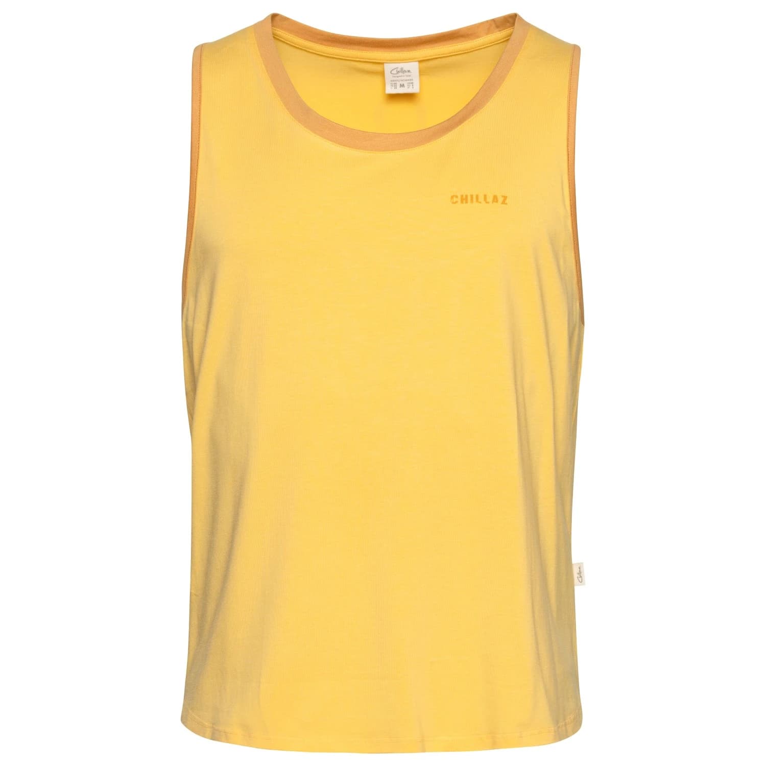Мъжки потник с широка презрамка Chillaz Palau Carabiner Logo Tank top - Yellow
