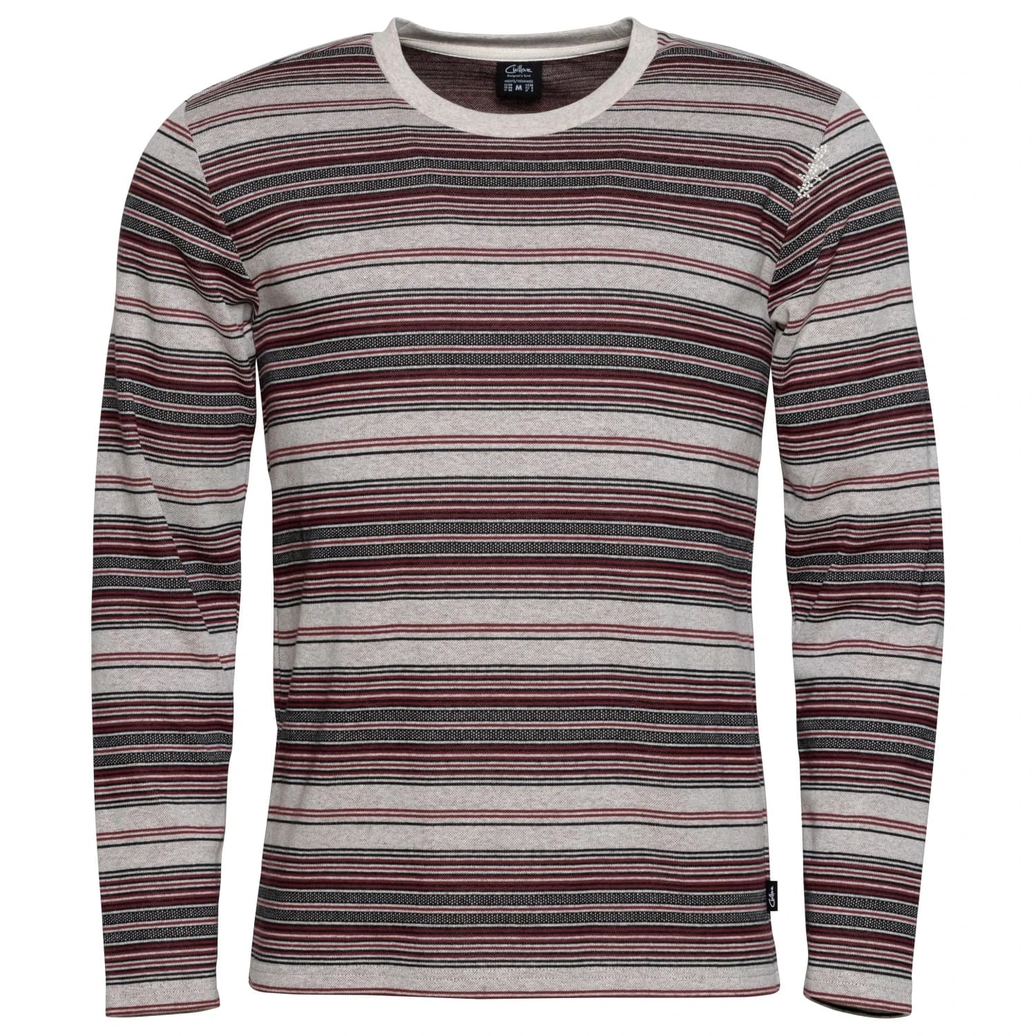 Мъжка блуза с дълъг ръкав Chillaz Porto Allover Stripes Longsleeve - Sand