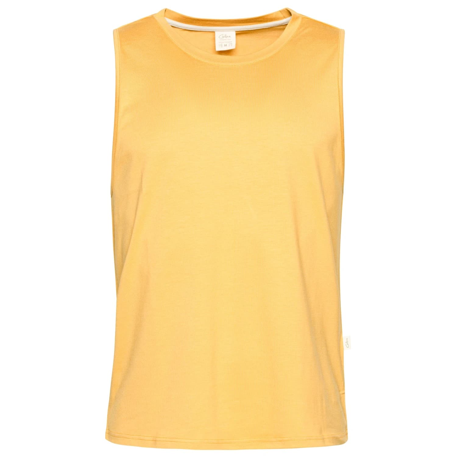 Мъжки потник с широка презрамка Chillaz Vils Mountain Logo Tank top - Ochre