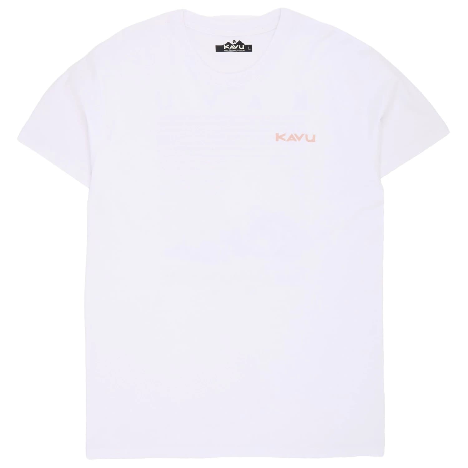 Тениска KAVU Landscape Tee T-shirt - Off White