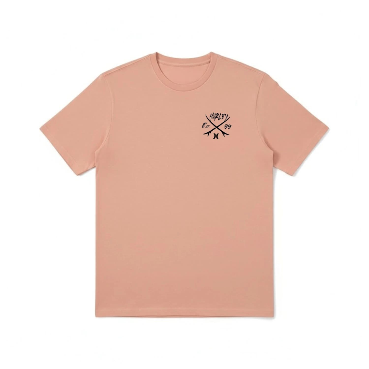 Мъжка тениска Hurley Tee S/S Printing Press Evy T-shirt - Beach Clay