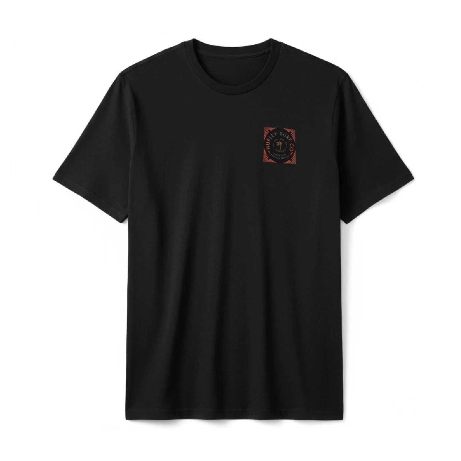 Мъжка тениска Hurley Tee S/S Printing Press Savage T-shirt - Black