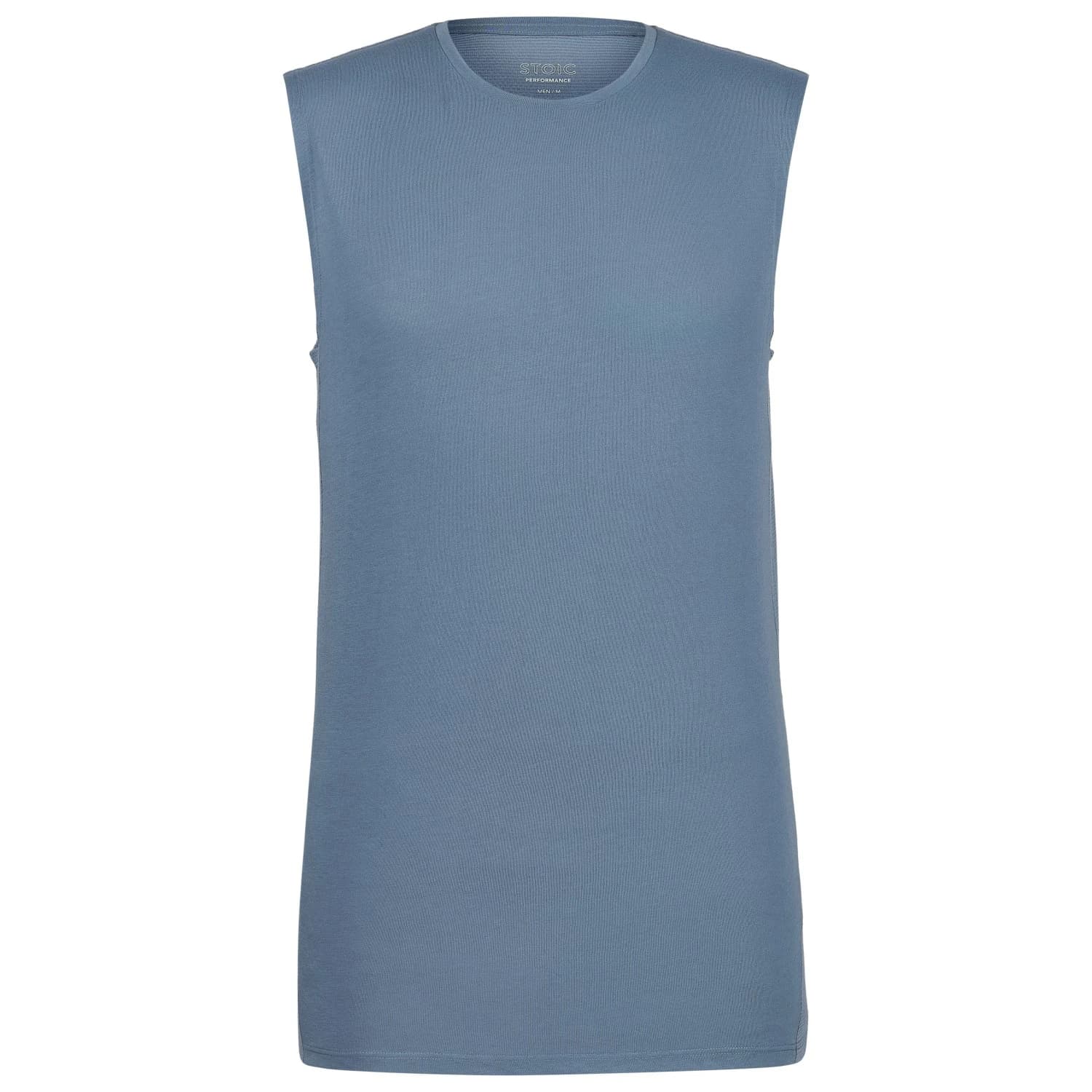Мъжка мериносова блуза Stoic PerformanceMerino SpikenSt. Tank Merino shirt - Ocean Blue