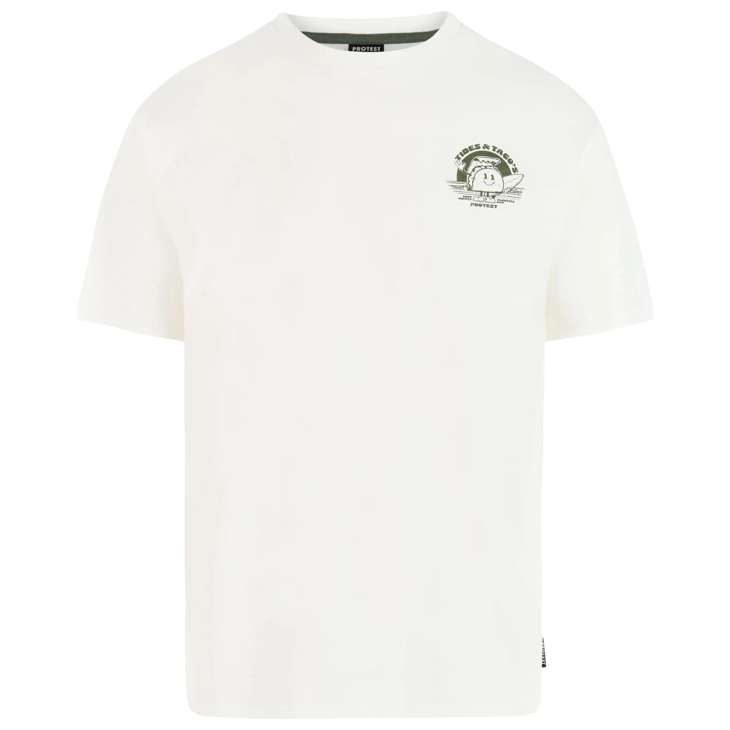 Мъжка тениска Protest PRTElstow T-shirt - Seashell Off White